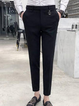 Load image into Gallery viewer, Mens Social Pants White Pants Mens British Style Trousers Mens Green Pants Office Dress Slim Fit Tight Red Social Club Pink 2020
