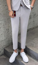 Load image into Gallery viewer, Mens Social Pants White Pants Mens British Style Trousers Mens Green Pants Office Dress Slim Fit Tight Red Social Club Pink 2020
